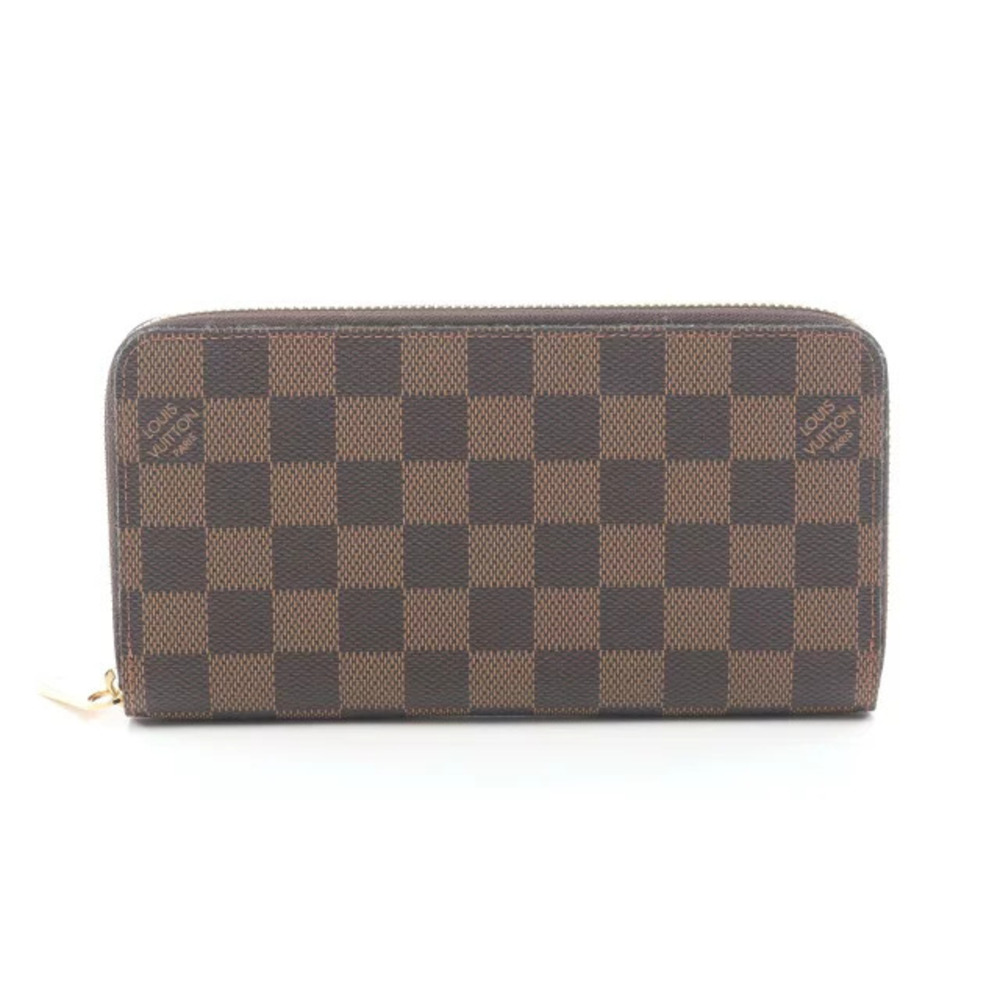 Louis Vuitton Long Brown Round Brown Wallet Damier Ebene Zippy - Picture 2 of 8